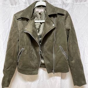 Philosophy green moto jacket
